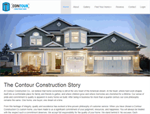 Tablet Screenshot of contourconstructionco.com